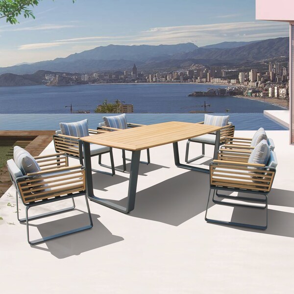 Deko Living Outdoor Dining Chairs and Table Set COP30701 Zoro